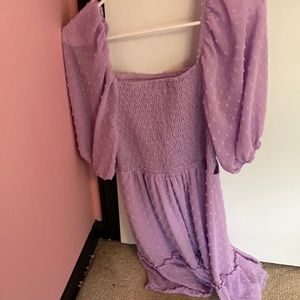 Purple dress live to be spoiled brand